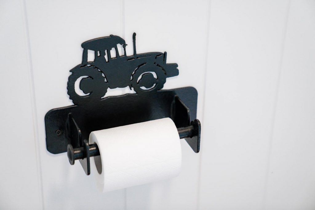 Tractor toilet paper holder